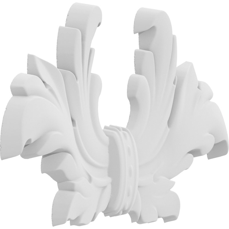 Rosette Franklin, H 1,5 po x l 2 po x P 0,25 po