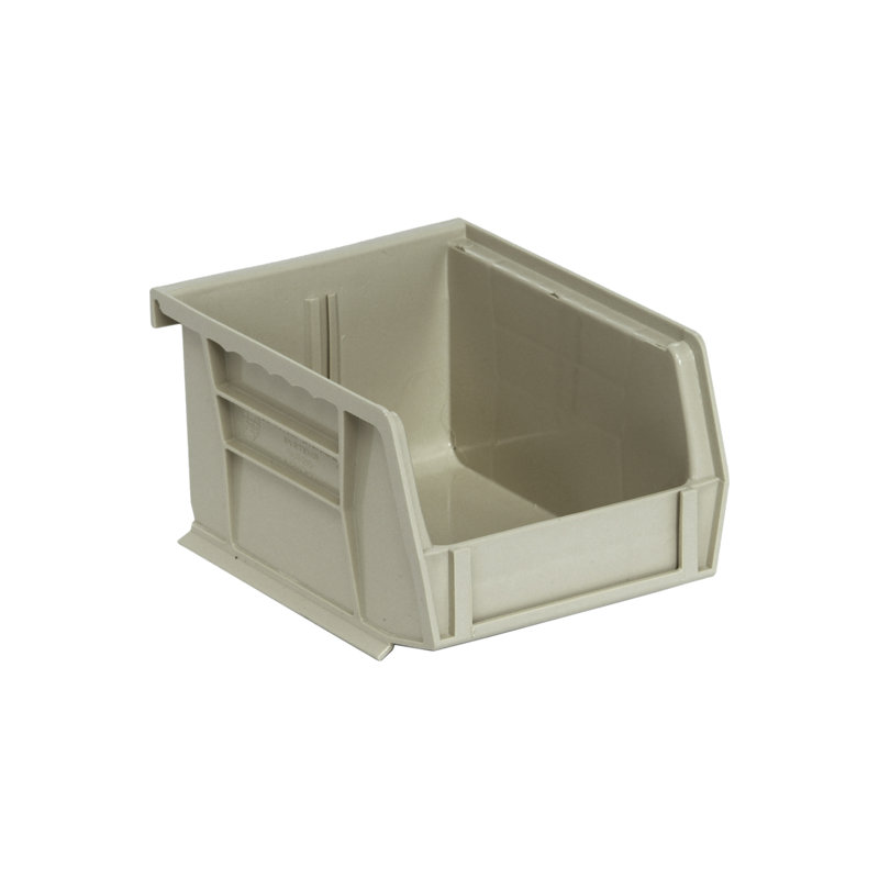  QUS210YL - Ensemble de 24 bacs jaunes ultra empilables et suspendus L 6 po x l 5 po x H 3 po, Jaune