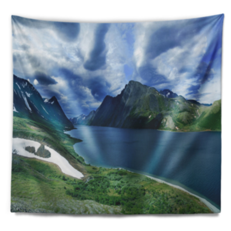 Polyester Tapestry, 78" H x 92" W