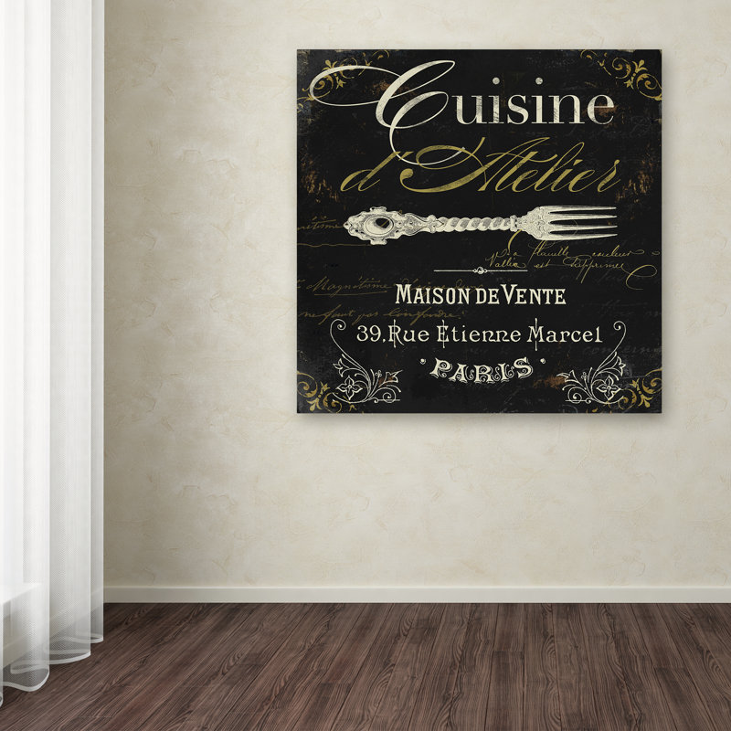 Jadaya «La Cuisine I» par Color Bakery, publicité rétro sur toile tendue, H 14 po x l 14 po x P 2 po