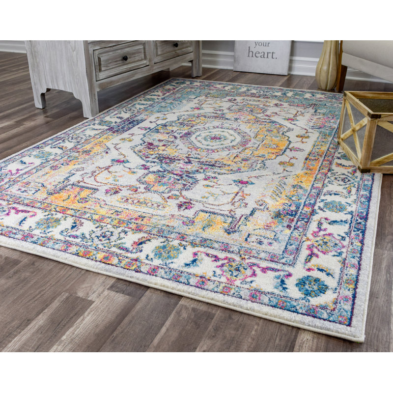 Tapis oriental brun / beige Witby, Rectangle 8 pi x 10 pi