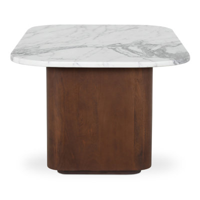 Cealain Accent Table White Calacatta Marble
