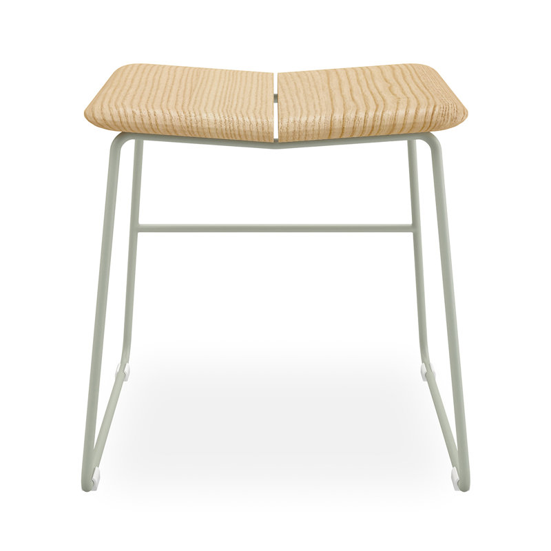 Aero Stool, Sage Powder Coat