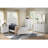 Schauer Twin Panel Bed In White