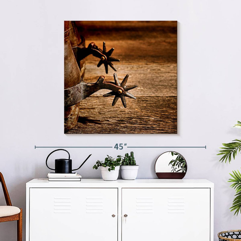 Lelar Cowboy Spurs, 30" H x 30" W