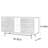 Solid wood rattan creative cabinet
