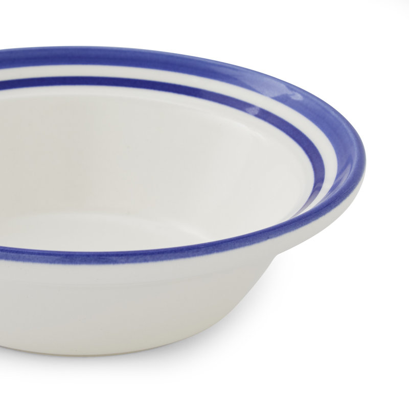 Portmeirion, Potters Stripe - Soup Plate, Blue
