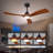 Nicola 52'' 3 - Blade Modern Ceiling Fan with Remote Control and Light Kit-1194857035