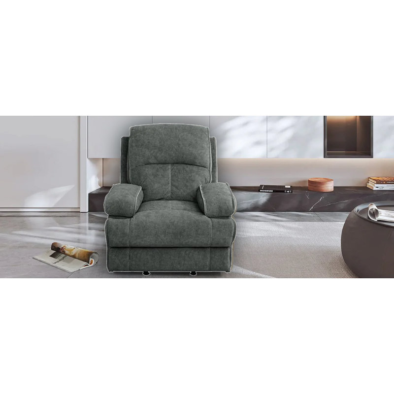 Fauteuil inclinable marron, Gris