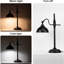 Lampe de bureau industrielle 2 * PCS, lampe de bureau de style campagnard noir, lampes de table modernes rustiques réglables, lampes de bureau rétro en métal E26 pour dortoir de salon de bureau