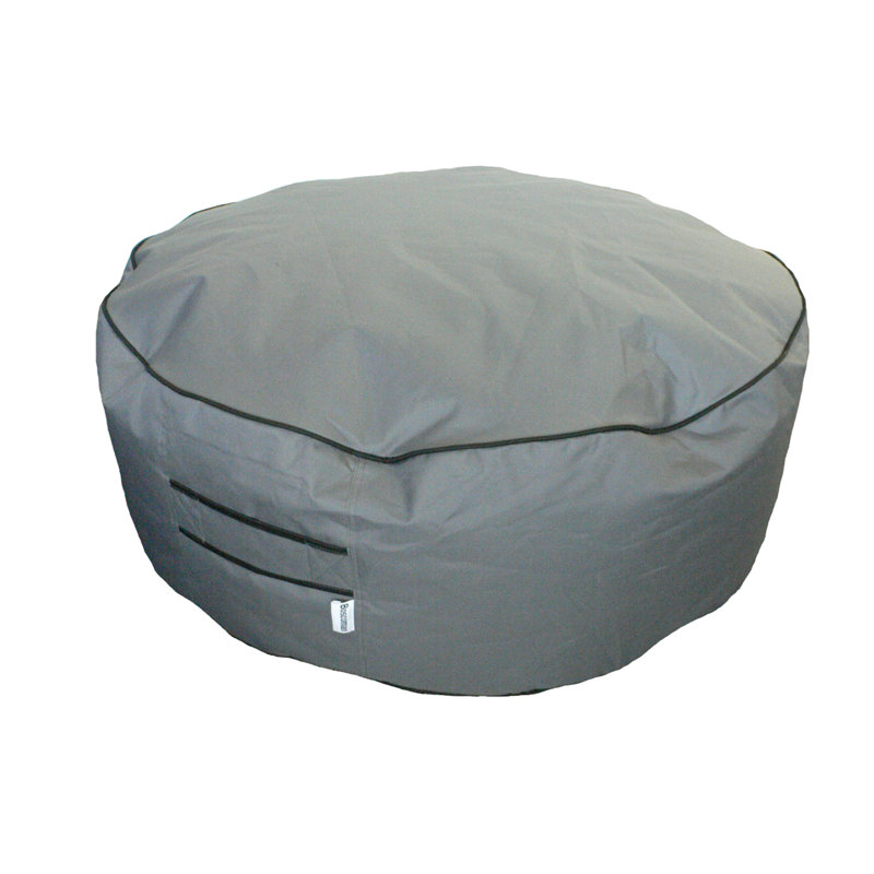 Grand fauteuil à billes classique pour l'extérieur, Mélange de polyester anthracite