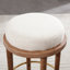 Tabouret de bar rembourré sans dossier avec repose-pieds fini-108352745