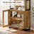 WAMPAT Home Office Furniture Set: 59" Executive Desk With Charging Station And Storage Cabinet, 72" Tall Bookcase, Modern Computer Desk And Library Shelf For Work Study-122933759-128721378