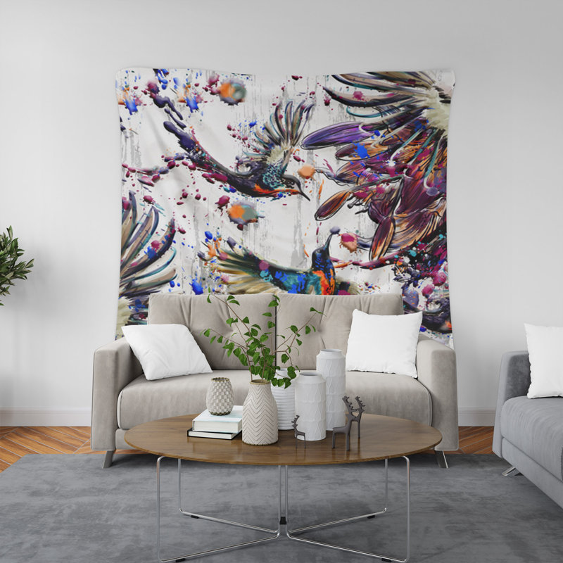 Tapisserie murale, H 88 po x l 104 po