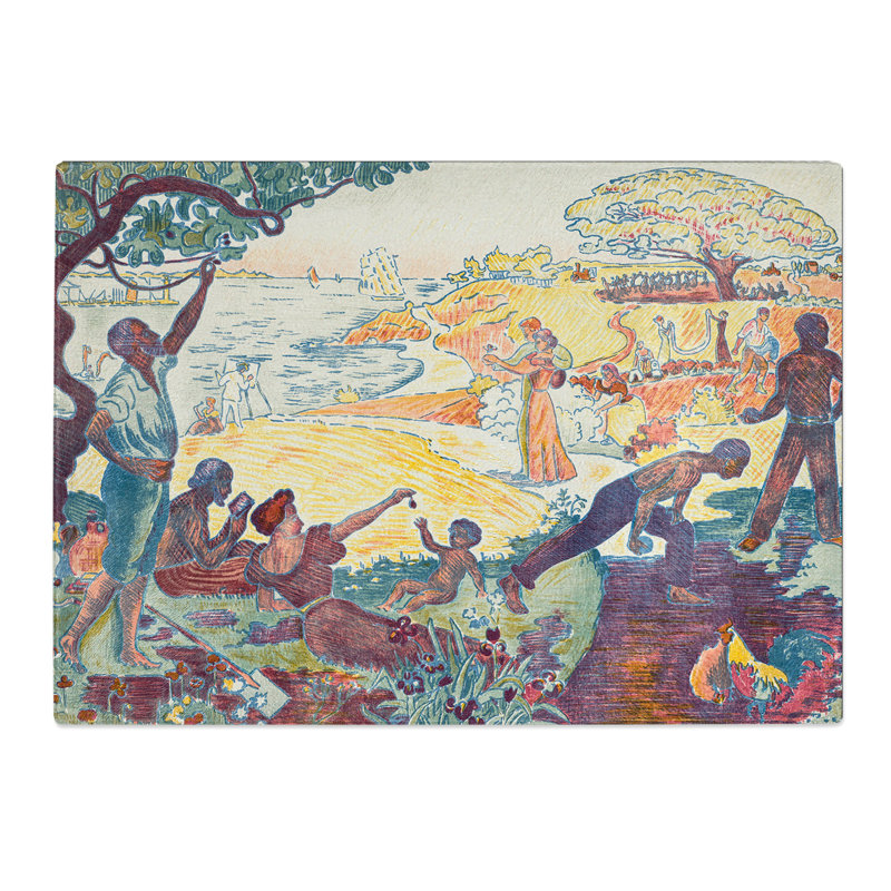 Harmonious Times by Paul Signac Chopping Board, 0.4cm H x 28.5cm W x 39cm L