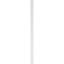 TruCraft Raised Panel Pilaster w/ Decorative Capital & Base, 4"W x 82"H x 2"P Base Can Be Trimmed Up To 6 5/8", Architectural Grade PVC, Sold As Pair-43015873-43049825-45372946