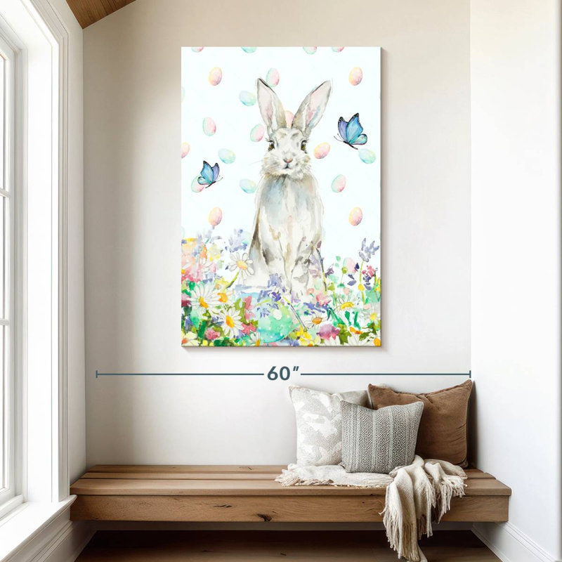 Brampt Tall Easter Bunny, 48" H x 32" W