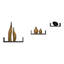 Summitville 3 Piece Floating Shelf-37068318