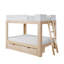 Lit superposé double au-dessus de double avec tiroirs de rangement Mid-Century-310728597