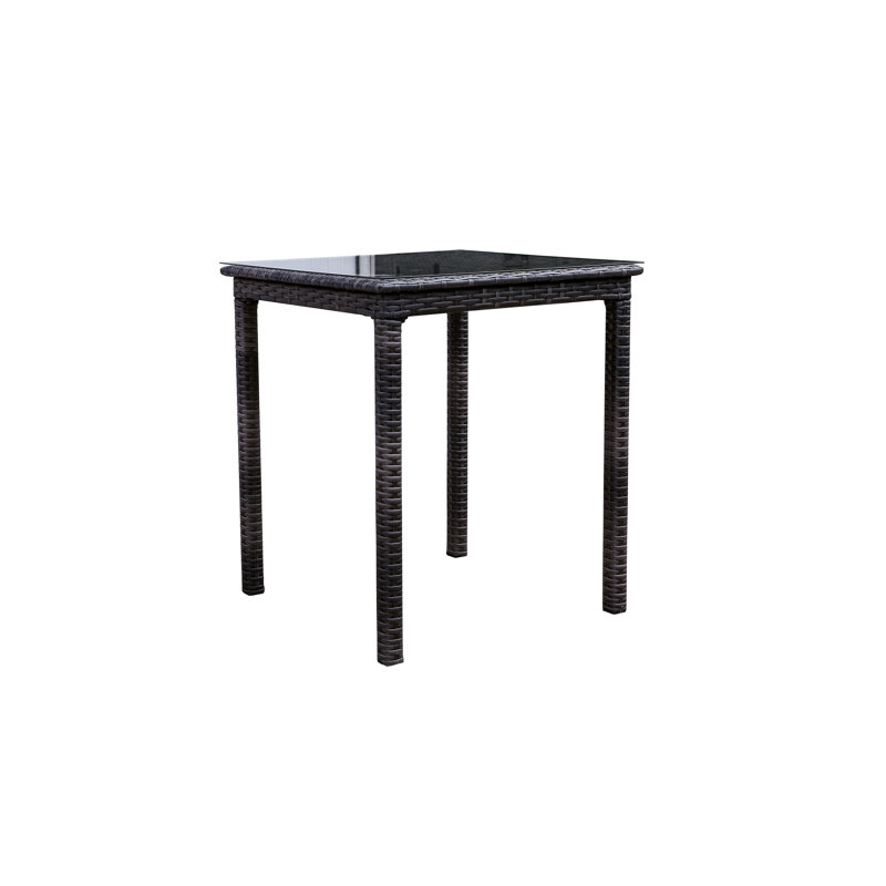 Donley Square Wicker/Rattan Outdoor Bar Table