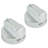 Permasteel 2.5'' W x 4'' D Plastic Control Knobs