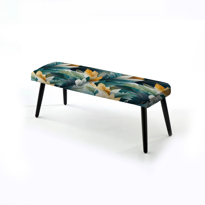 Banc rembourré noir, Maile