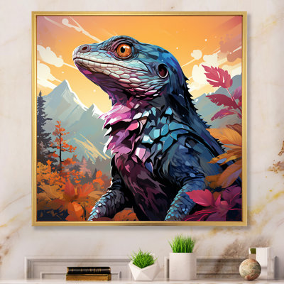 Salamander Reptile Portrait I - Reptile/Amphibian Wall Art