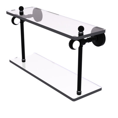Jarrell 2 Piece Glass Tiered Shelf