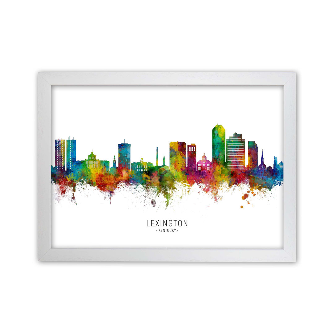 Lexington Kentucky Skyline by Michael Tompsett - Print