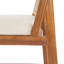 Tabourets de bar d'extérieur en bois d'acacia (ensemble de 2), chaises de bar à hauteur de teck avec coussin et dossier en osier, tabourets à hauteur de comptoir pour patio, bord de piscine, îlot de cuisine-954991989-954991986