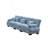 Boneless 3-Seater Sectional Sofa, Modular Deep Seat Sofa Couch-489779140