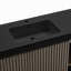 Meuble-lavabo autoportant en chêne fumé 48F avec lavabo 48 po pour salle de bain moderne, lavabo une pièce en quartz noir sans drain ni robinet-125847607-125847608