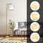 Lampe sur pied arquée 64 po Haileyville-950545135