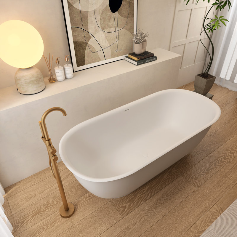 Baignoire de trempage autoportante 66,9 po
