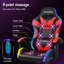 ELFORDSON Adjustable Headrest and Reclining PC & Racing Game Chair-112265975