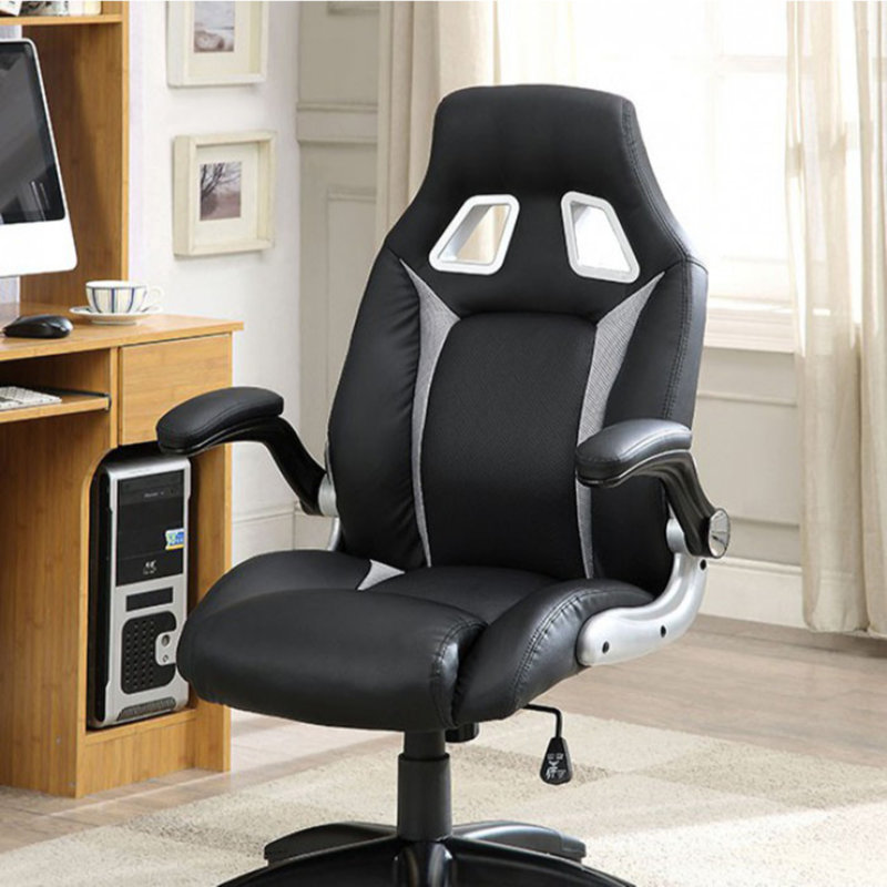 Street Racer Gaming Chair, Black/Gray