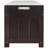Storage Bench With 3 Shutter-Shaped Doors, Shoe Bench With Removable Cushion And Hidden Storage Space-733287763