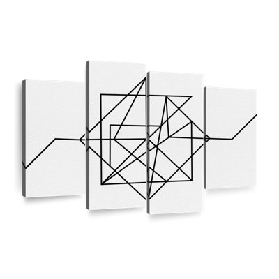 Impression sur toile géométrique Minimalist