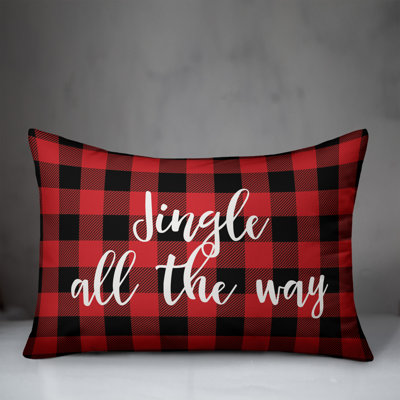 Plaid Reversible Throw Pillow