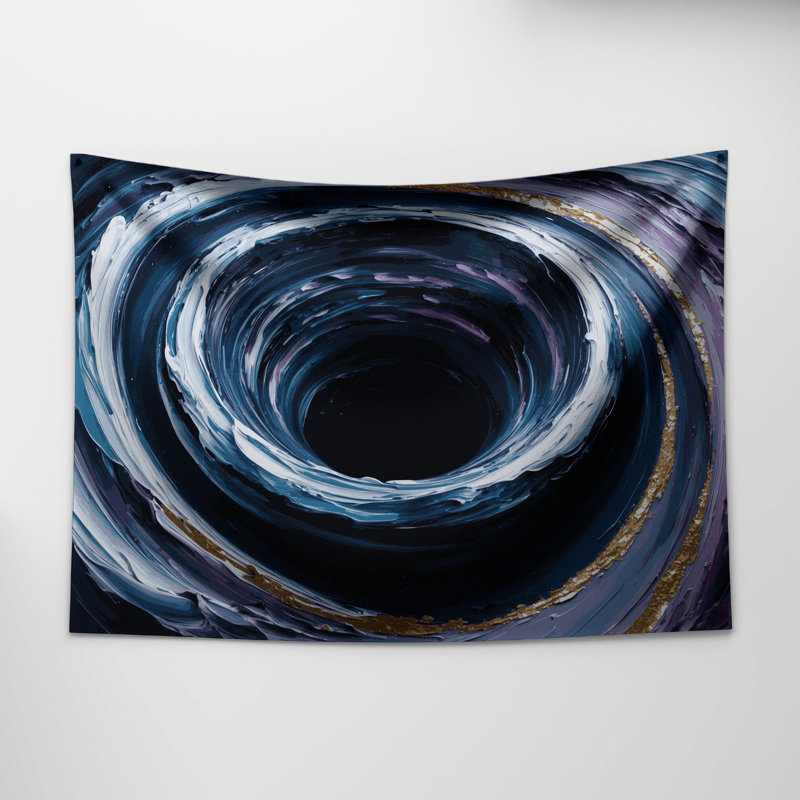 Tapisserie murale Space Black Hole, 26 po x 36 po