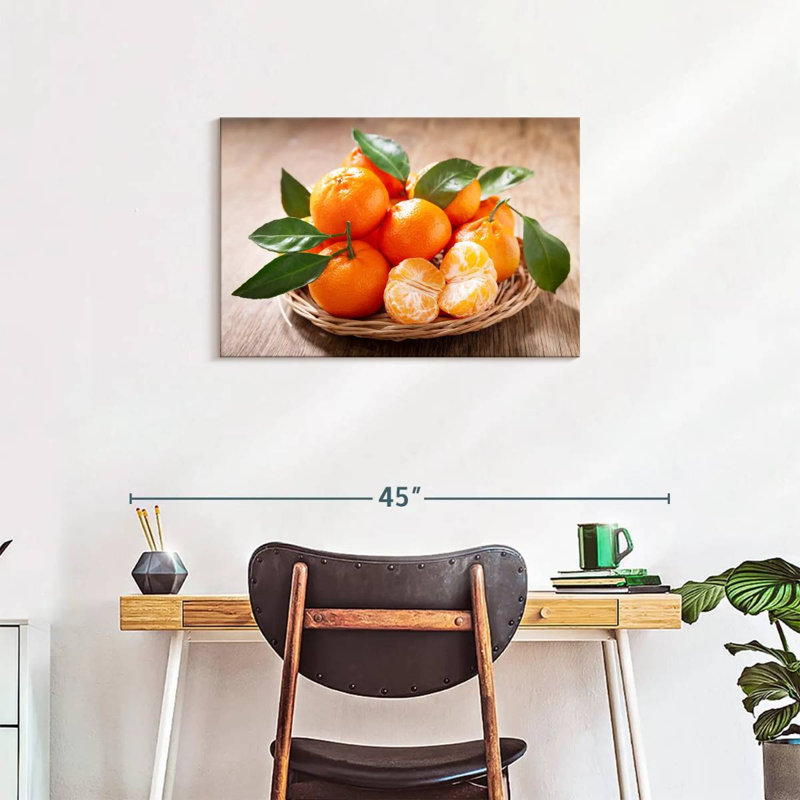 Yarlin Served Mandarin Oranges, 20" H x 30" W