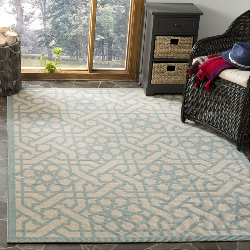 Triumph Martha Stewart Performance Geometric Rug, Rectangle 5'3" x 7'7"