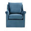 Fauteuil pivotant, fauteuil d'appoint pivotant rembourré, fauteuil simple de salon