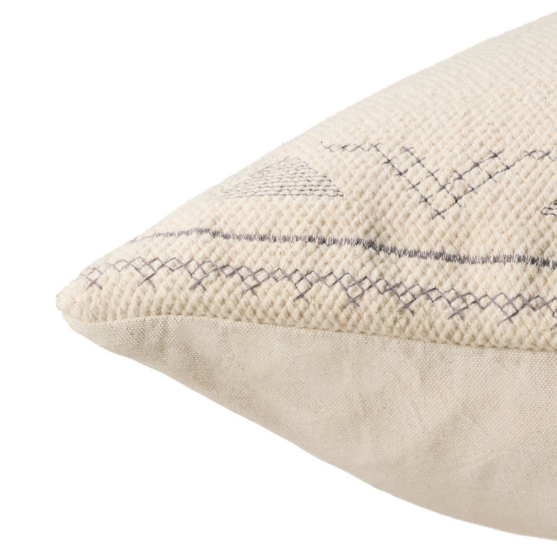 Housse et insert de coussin carré 100% coton Puebla, Duvet