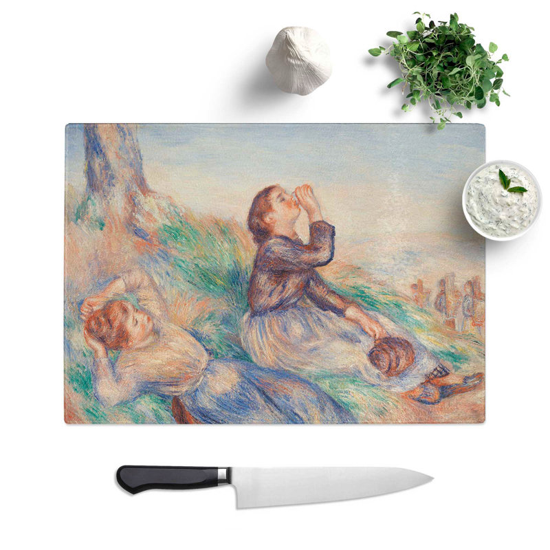 Grape Gatherers by Pierre-Auguste Renoir Chopping Board, 0.4cm H x 28.5cm W x 39cm L