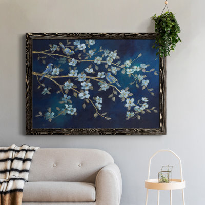 Bluebird conférence - peinture sur toile encadrée