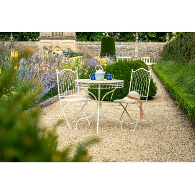 Augie 2 - Person Patio Dining Set with Round Table