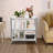 3-Tier Metal Rolling Utility Cart with Wheels
