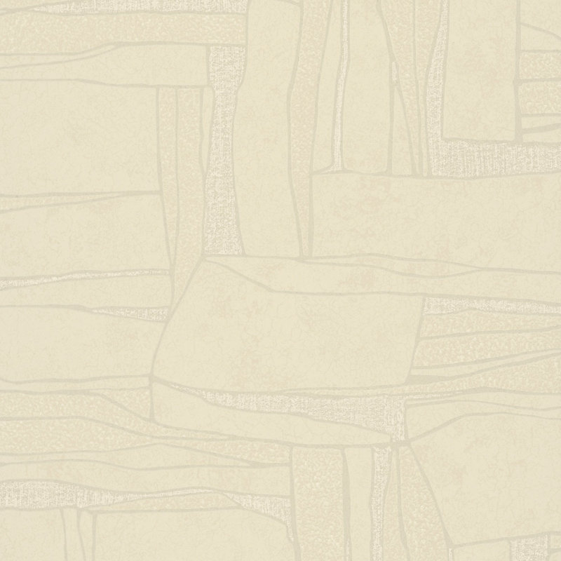 Rouleau de papier peint abstrait en pierre Terra Collection, Beige