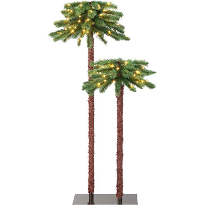 Künstlicher Weihnachtsbaum Palme 120 cm Grün
